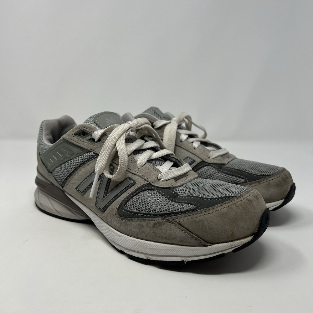New Balance 990v5‎ Castlerock Grey Suede Men's 7 Women's 8.5 Running Shoes